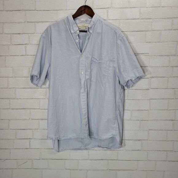 H&M full-button down short sleeve top - Picture 1 of 11